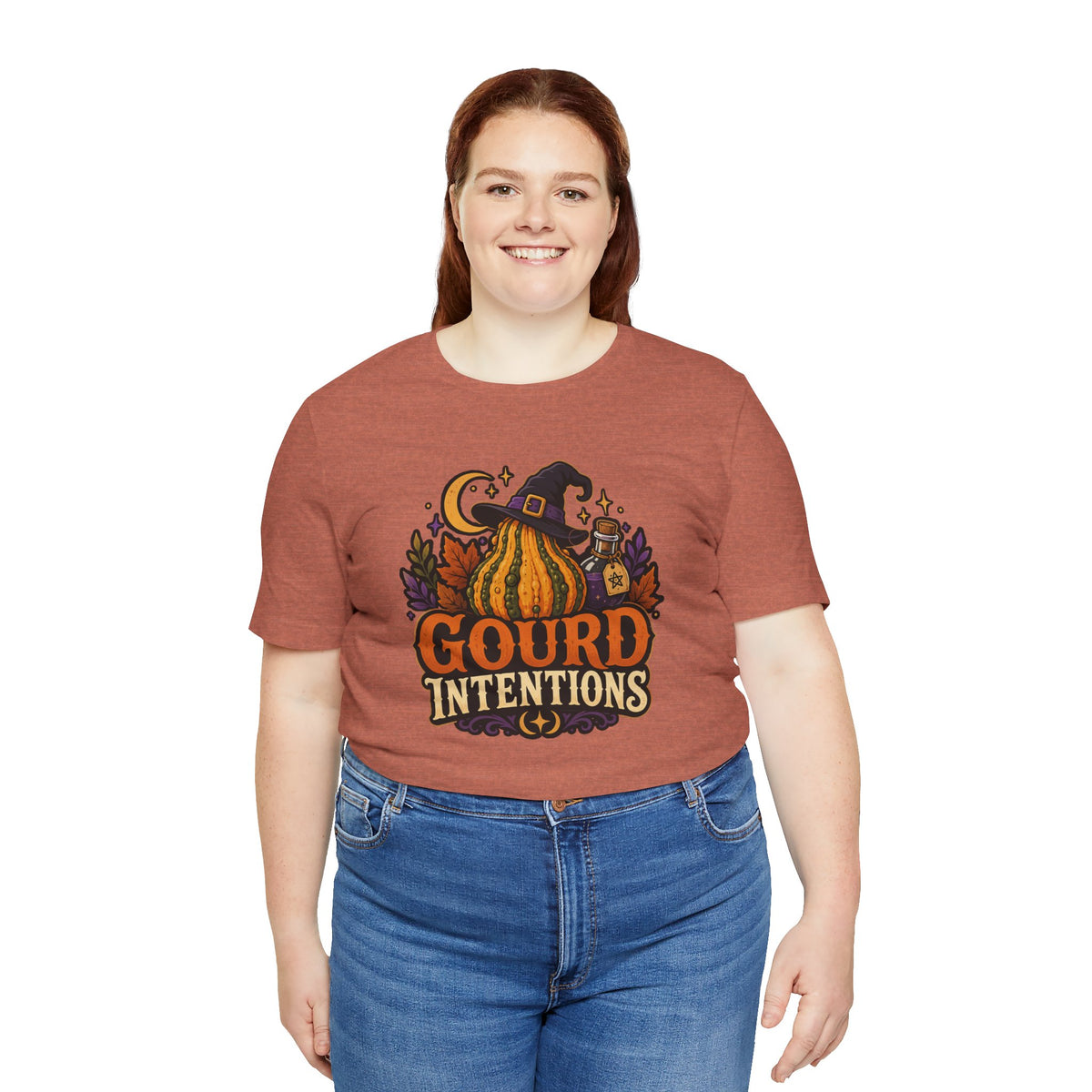 Gourd Intentions T-Shirt – Funny Witchy Fall Pumpkin Tee