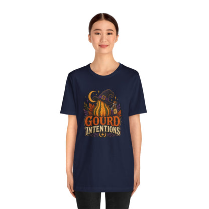 Gourd Intentions T-Shirt – Funny Witchy Fall Pumpkin Tee