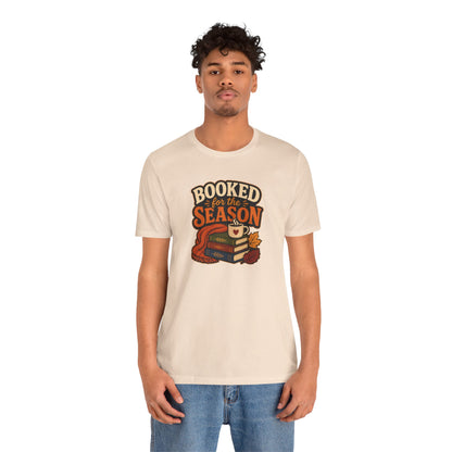Booked for the Season T-Shirt – Cozy Fall Book Lover Tee