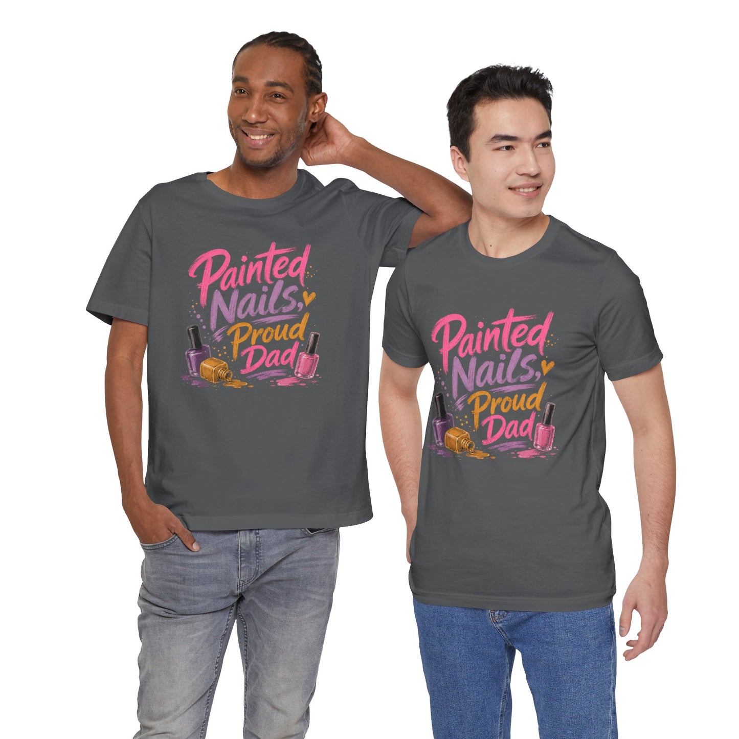 Painted Nails Proud Dad T-Shirt – Girl Dad Father’s Day Tee