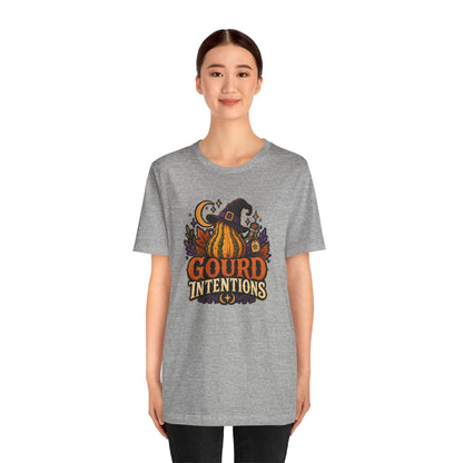 Gourd Intentions T-Shirt – Funny Witchy Fall Pumpkin Tee