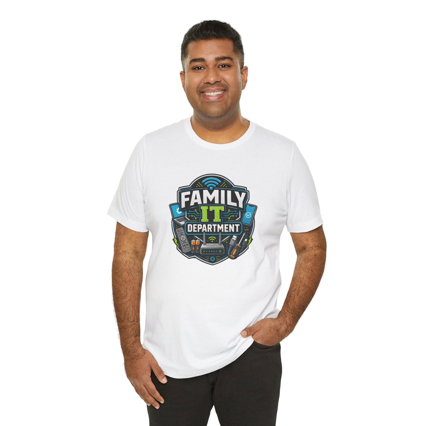 Family IT Department T-Shirt – Funny Household Tech Support Tee