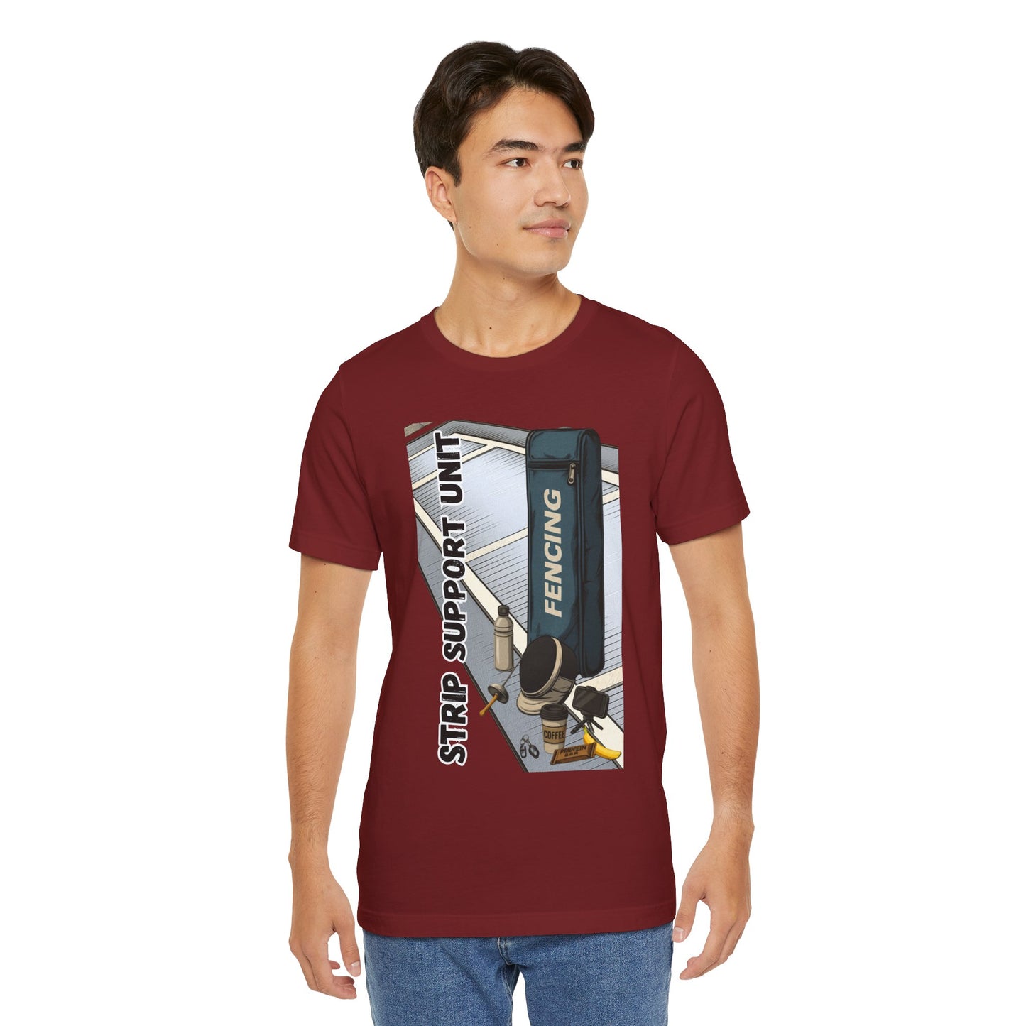 Strip Support Unit T-Shirt – Funny Fencing Parent Shirt for Tournament Days