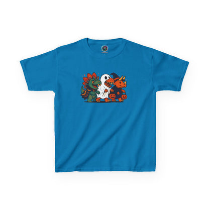 Kids Halloween Dino Squad T-Shirt – Cute Trick-or-Treat Dino Tee