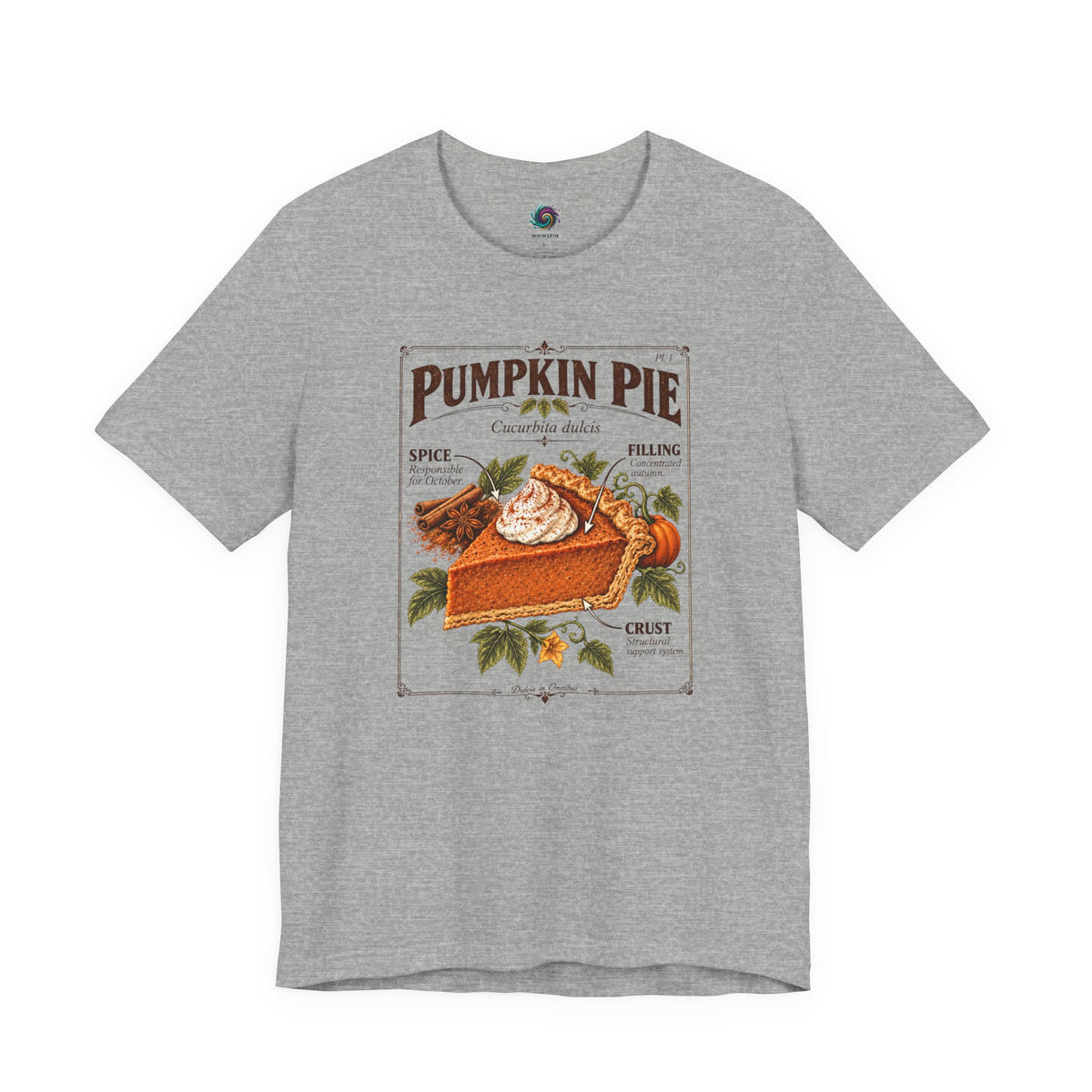 Pumpkin Pie Anatomy T-Shirt – Vintage Thanksgiving Fall Tee
