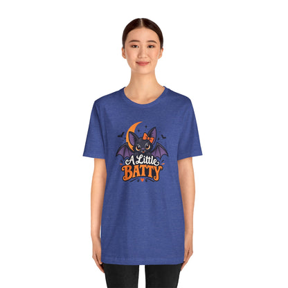 A Little Batty T-shirt - Cute Funny Halloween Bat Tee