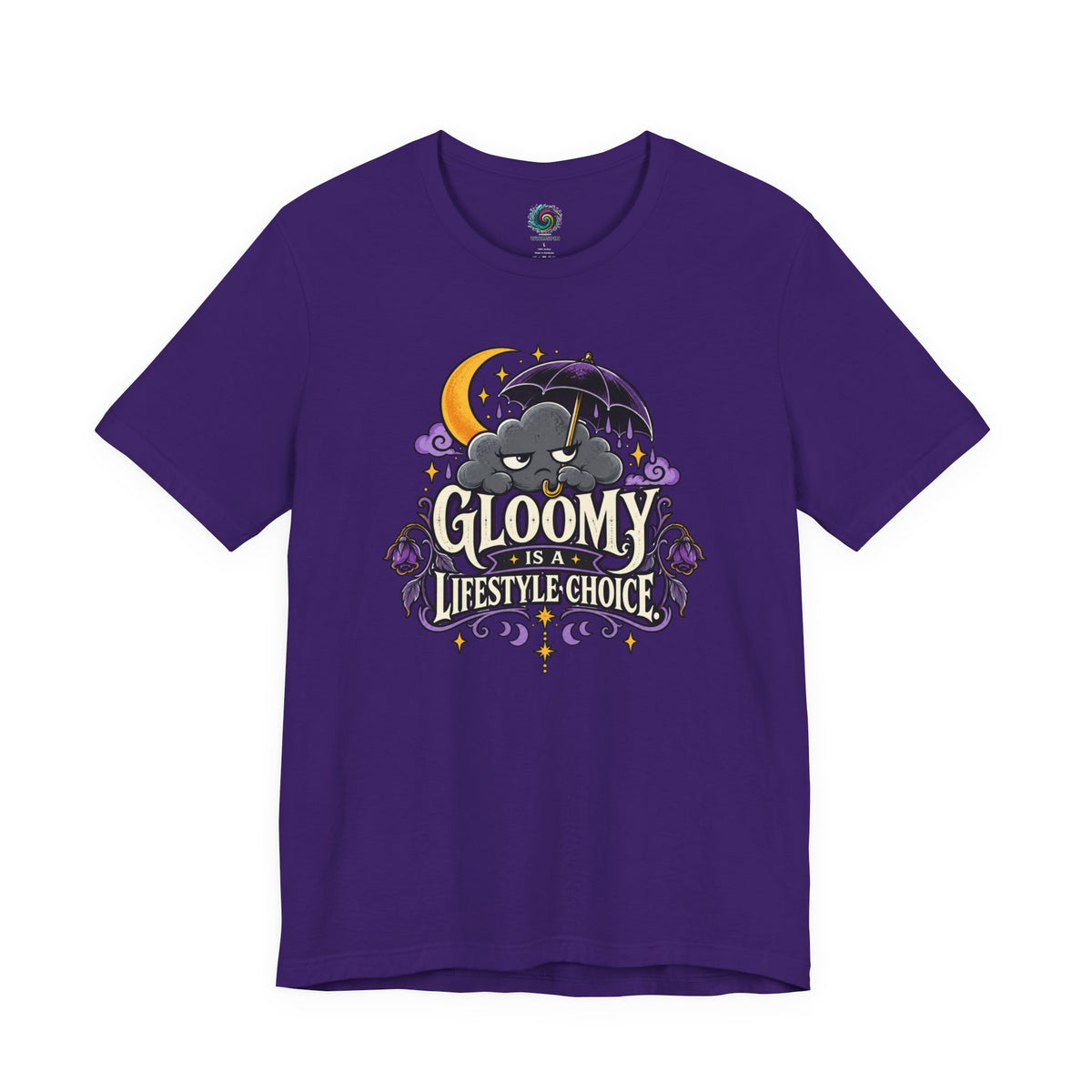 Gloomy Is a Lifestyle Choice T-Shirt – Funny Goth Halloween Tee