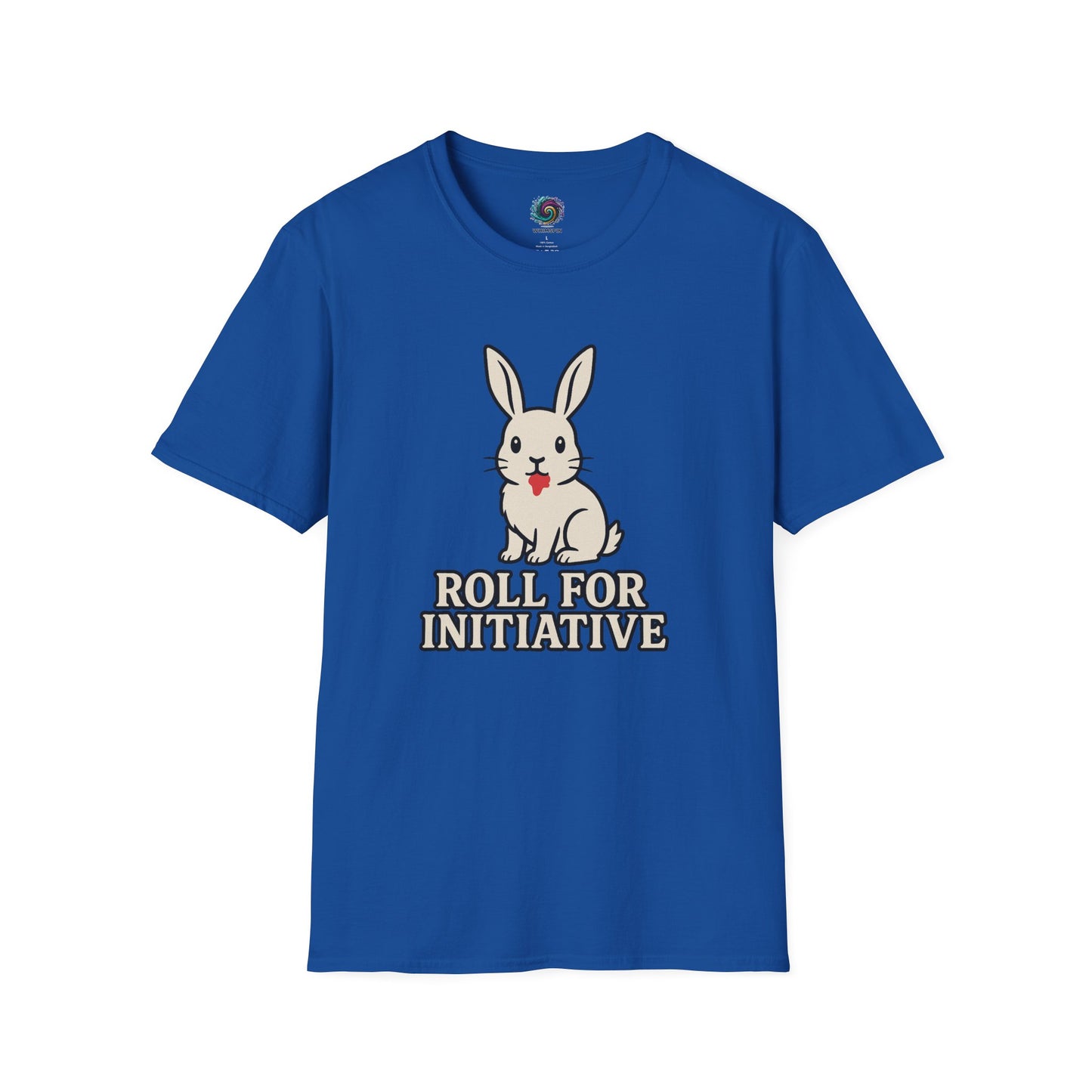 Roll for Initiative T-Shirt – Killer Bunny Humor Gaming Tee