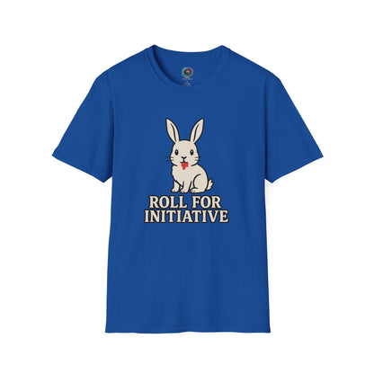 Roll for Initiative T-Shirt – Killer Bunny Humor Gaming Tee