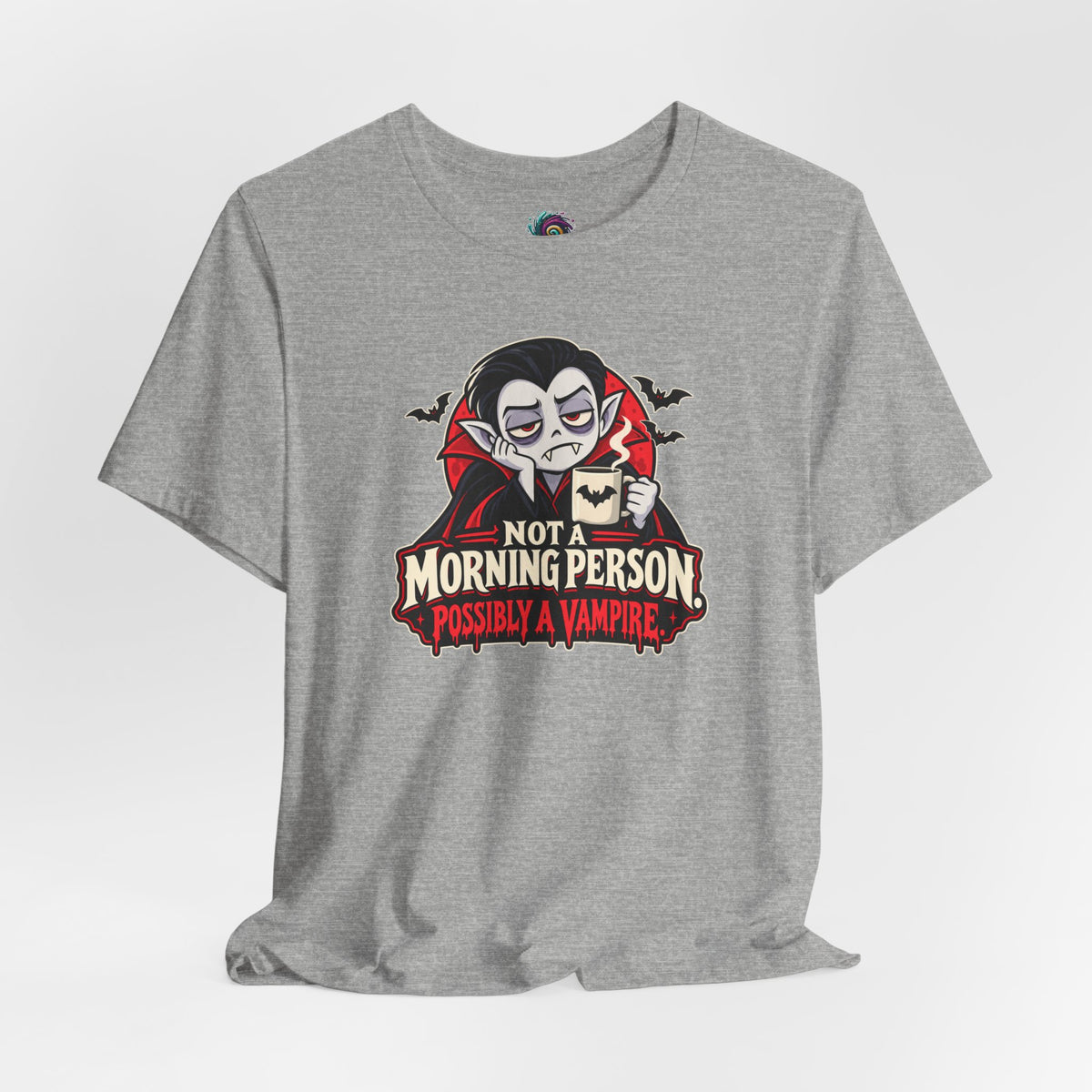Not a Morning Person Possibly a Vampire T-Shirt – Funny Halloween Tee