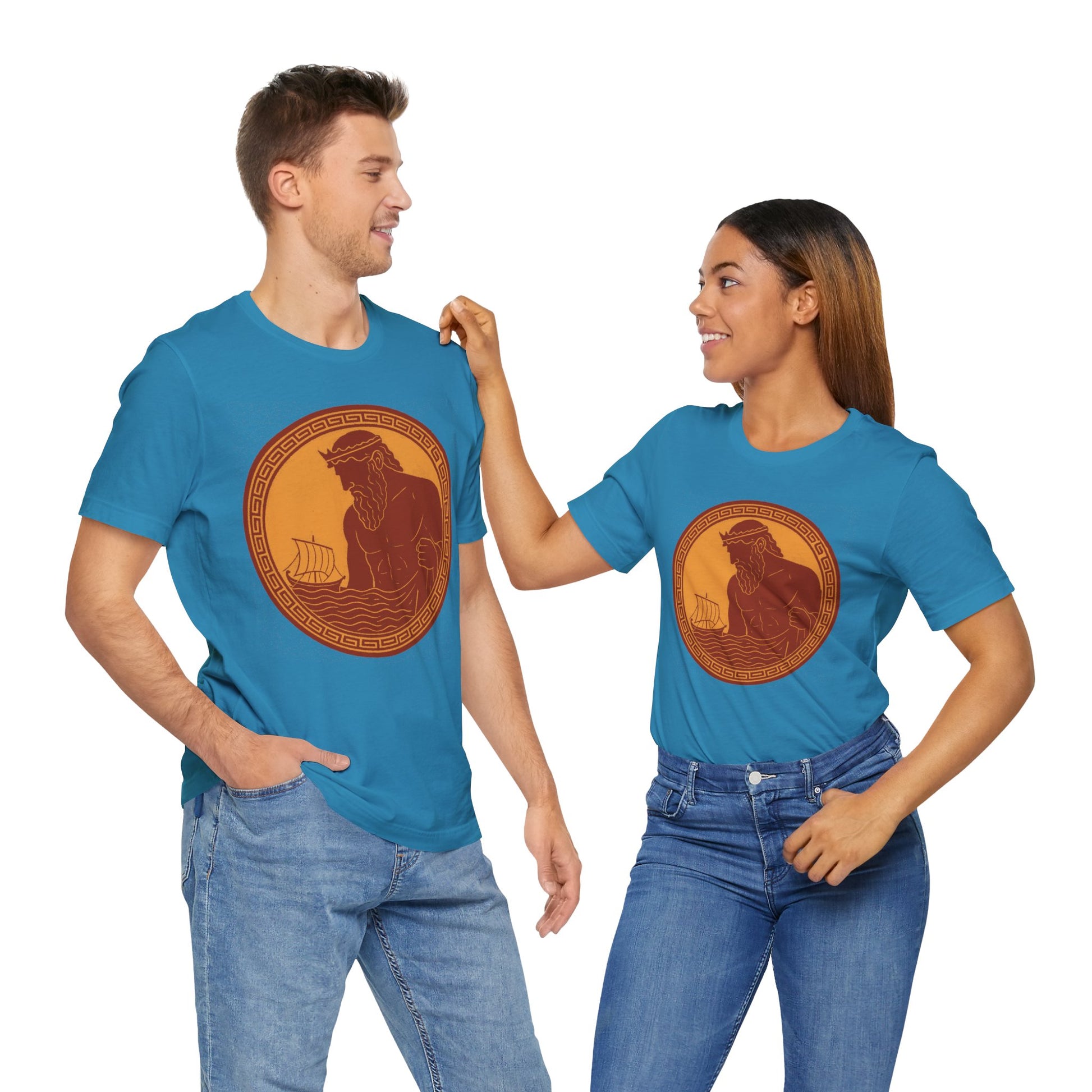 Poseidon Epic T-Shirt – Greek Mythology Ocean God Tee - WhimSpin - https://whimspin.com