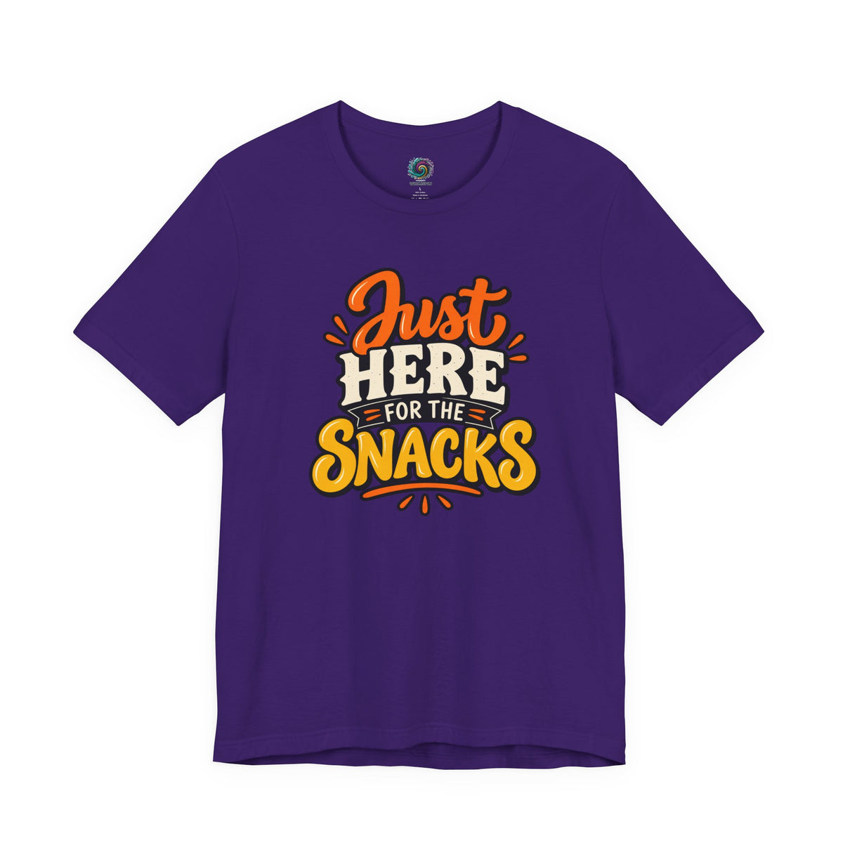 Just Here for the Snacks T-Shirt – Funny Halloween Foodie Tee