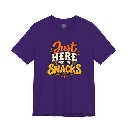 Just Here for the Snacks T-Shirt – Funny Halloween Foodie Tee