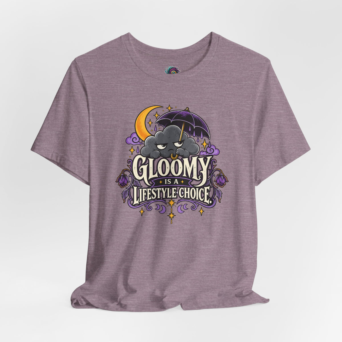 Gloomy Is a Lifestyle Choice T-Shirt – Funny Goth Halloween Tee