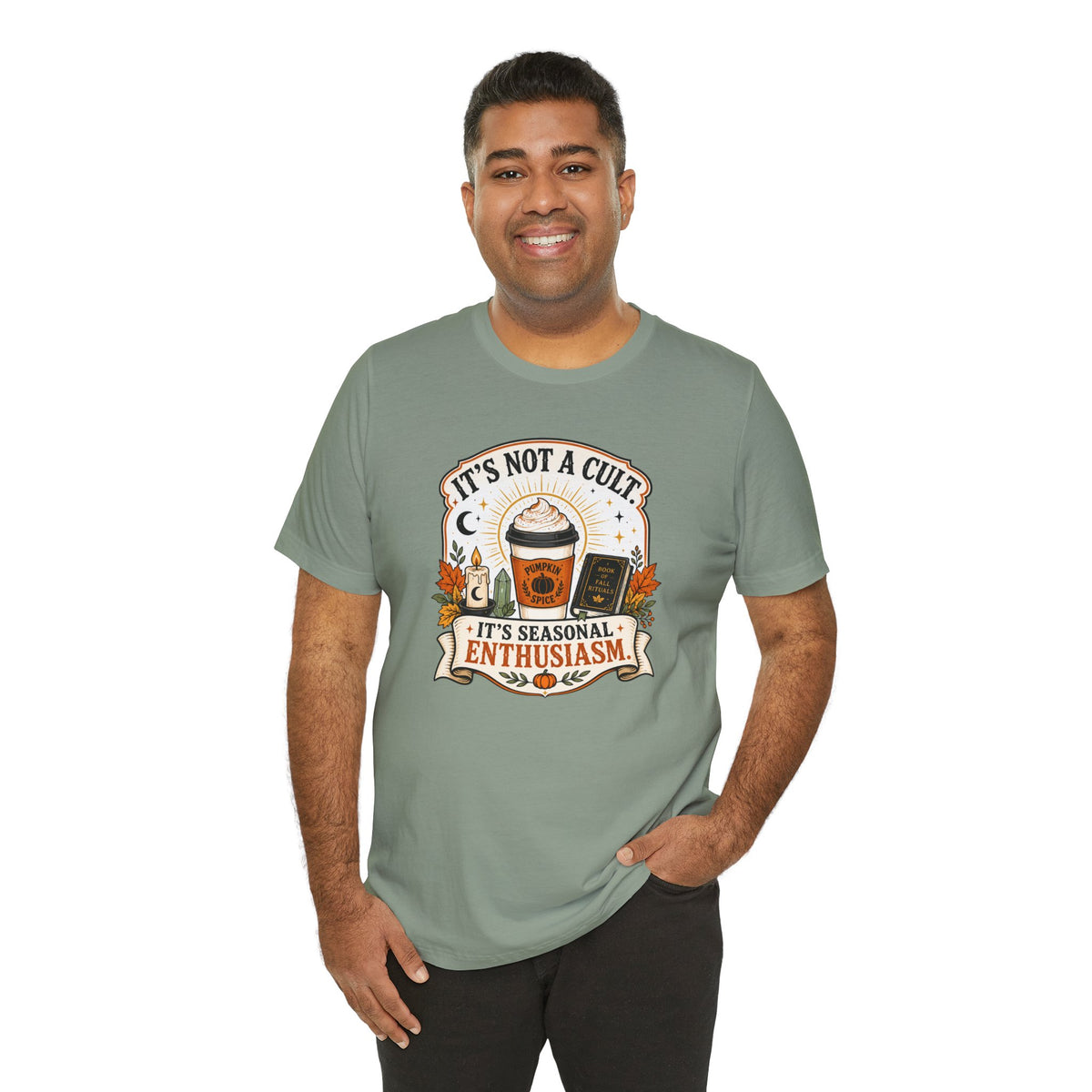It’s Not a Cult Pumpkin Spice T-Shirt – Funny Fall Tee