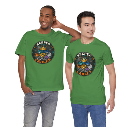 Keeper of the Cables T-Shirt – Funny Tech Dad Cable Tee