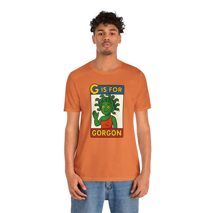 G Is for Gorgon T-Shirt – Funny Gorgon Legend Alphabet Tee