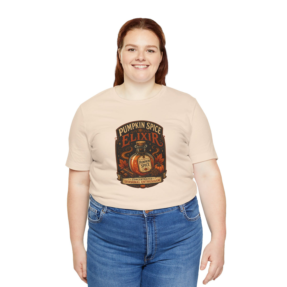 Pumpkin Spice Elixir T-Shirt – Funny Witchy Fall Coffee Tee