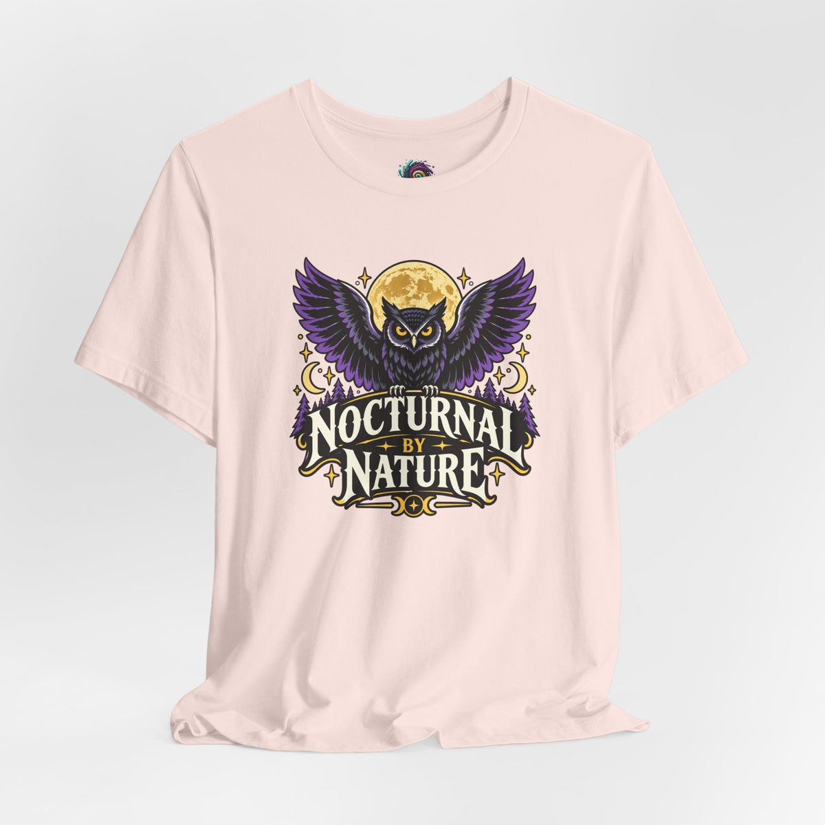 Nocturnal by Nature T-Shirt – Moonlit Owl Graphic Tee
