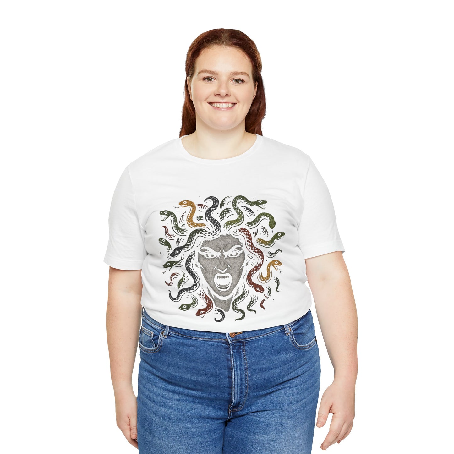 Medusa T-Shirt – Greek Mythology Gorgon Graphic Tee
