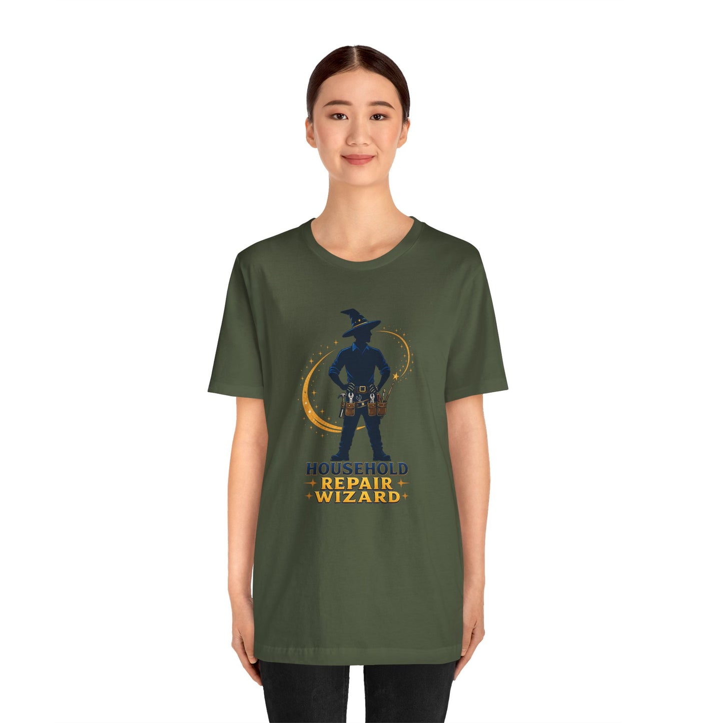 Household Repair Wizard T-Shirt – Funny Handy Dad Tee