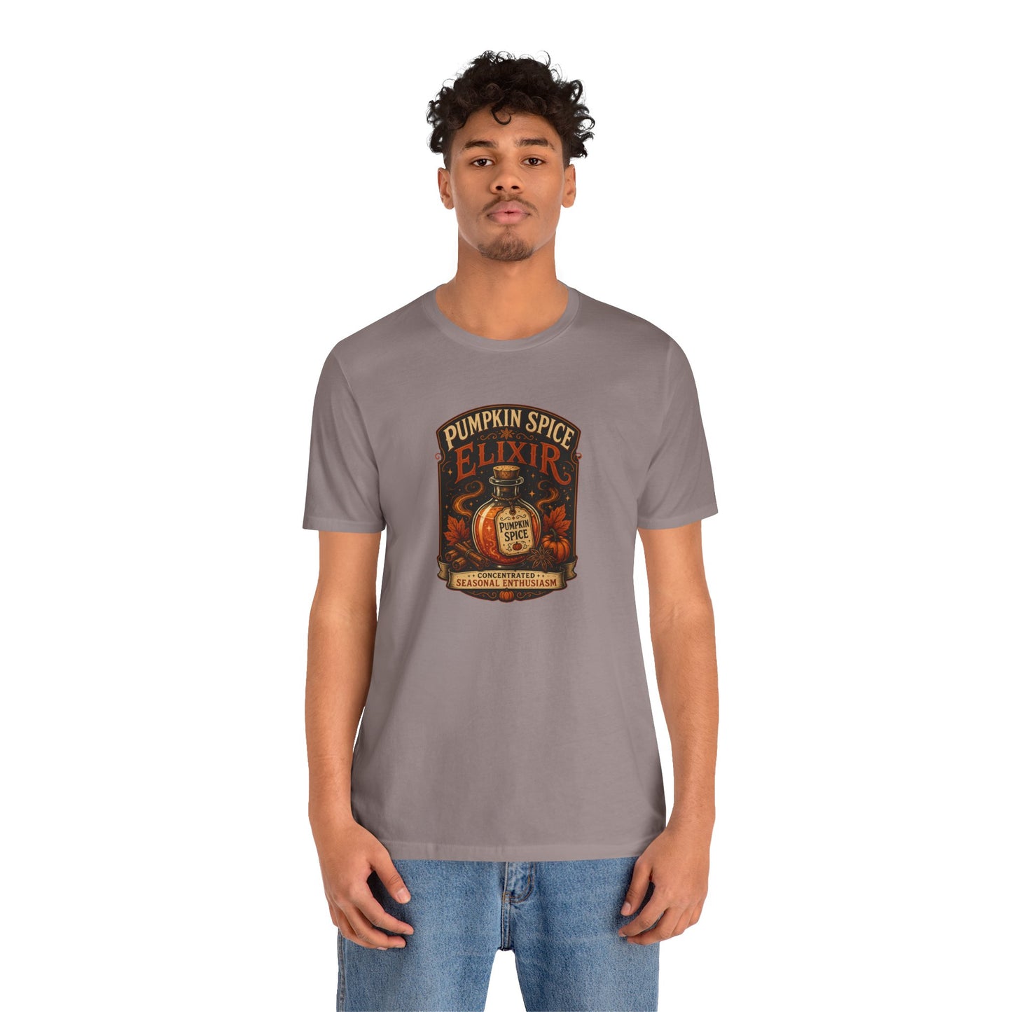 Pumpkin Spice Elixir T-Shirt – Funny Witchy Fall Coffee Tee