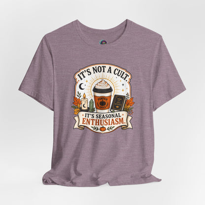 It’s Not a Cult Pumpkin Spice T-Shirt – Funny Fall Tee