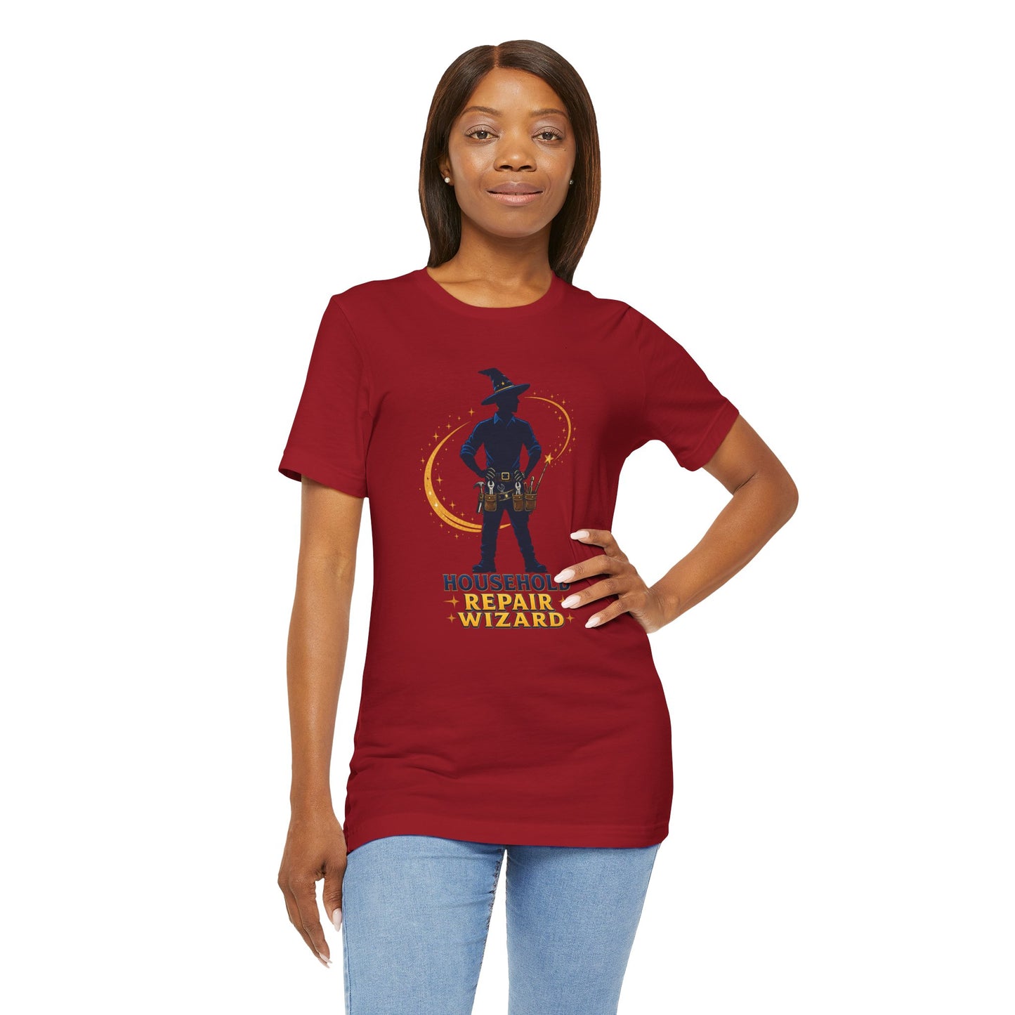 Household Repair Wizard T-Shirt – Funny Handy Dad Tee