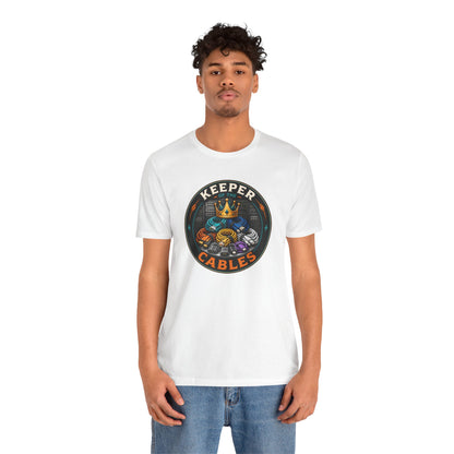 Keeper of the Cables T-Shirt – Funny Tech Dad Cable Tee