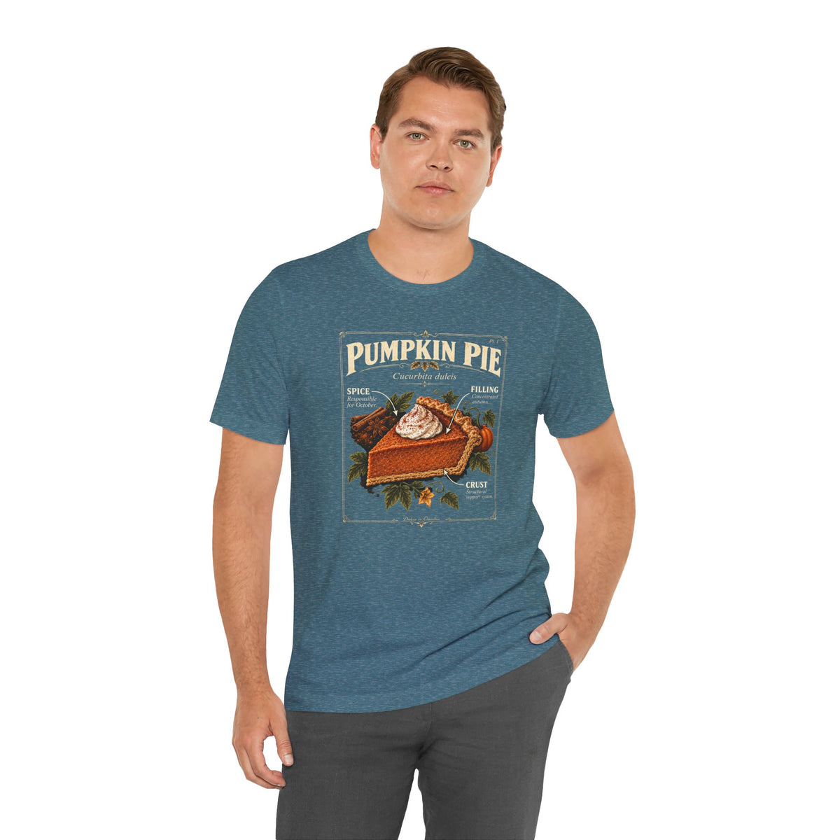 Pumpkin Pie Anatomy T-Shirt – Vintage Thanksgiving Fall Tee