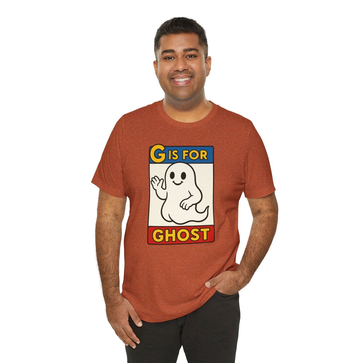 G Is for Ghost Shirt – Funny Monster Alphabet Halloween Tee