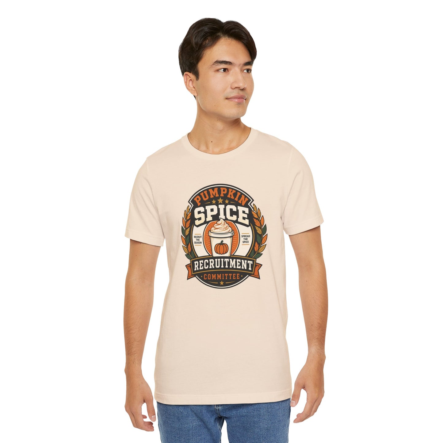 Pumpkin Spice Recruitment Committee T-Shirt – Funny Fall Tee