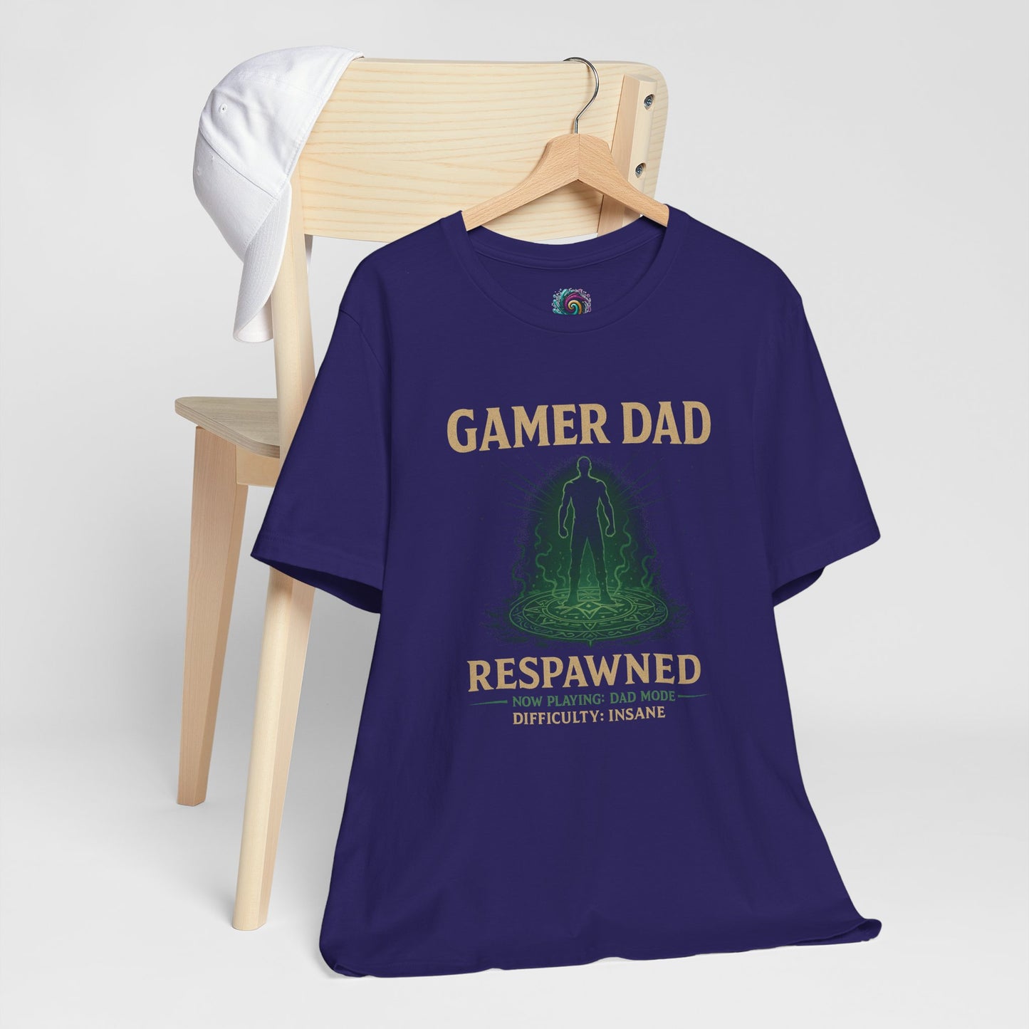 Gamer Dad Respawned T-Shirt – Funny New Fatherhood Gaming Tee