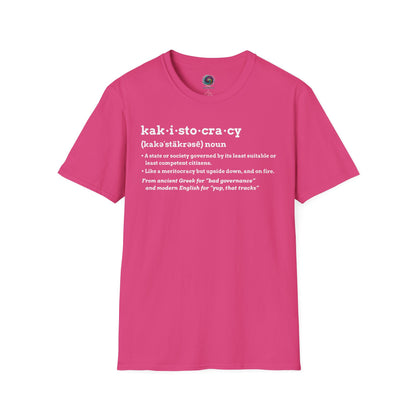 Heliconia Kakistocracy Definition T-Shirt from WhimSpin