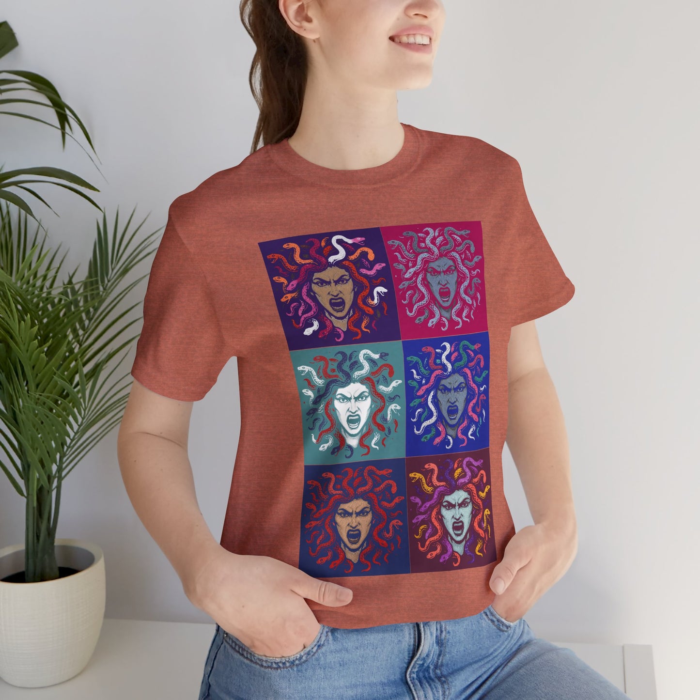 The Female Gaze Medusa T-Shirt – Feminist Pop Art Tee