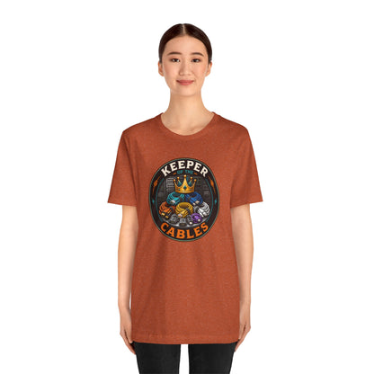 Keeper of the Cables T-Shirt – Funny Tech Dad Cable Tee