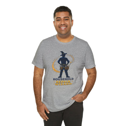 Household Repair Wizard T-Shirt – Funny Handy Dad Tee