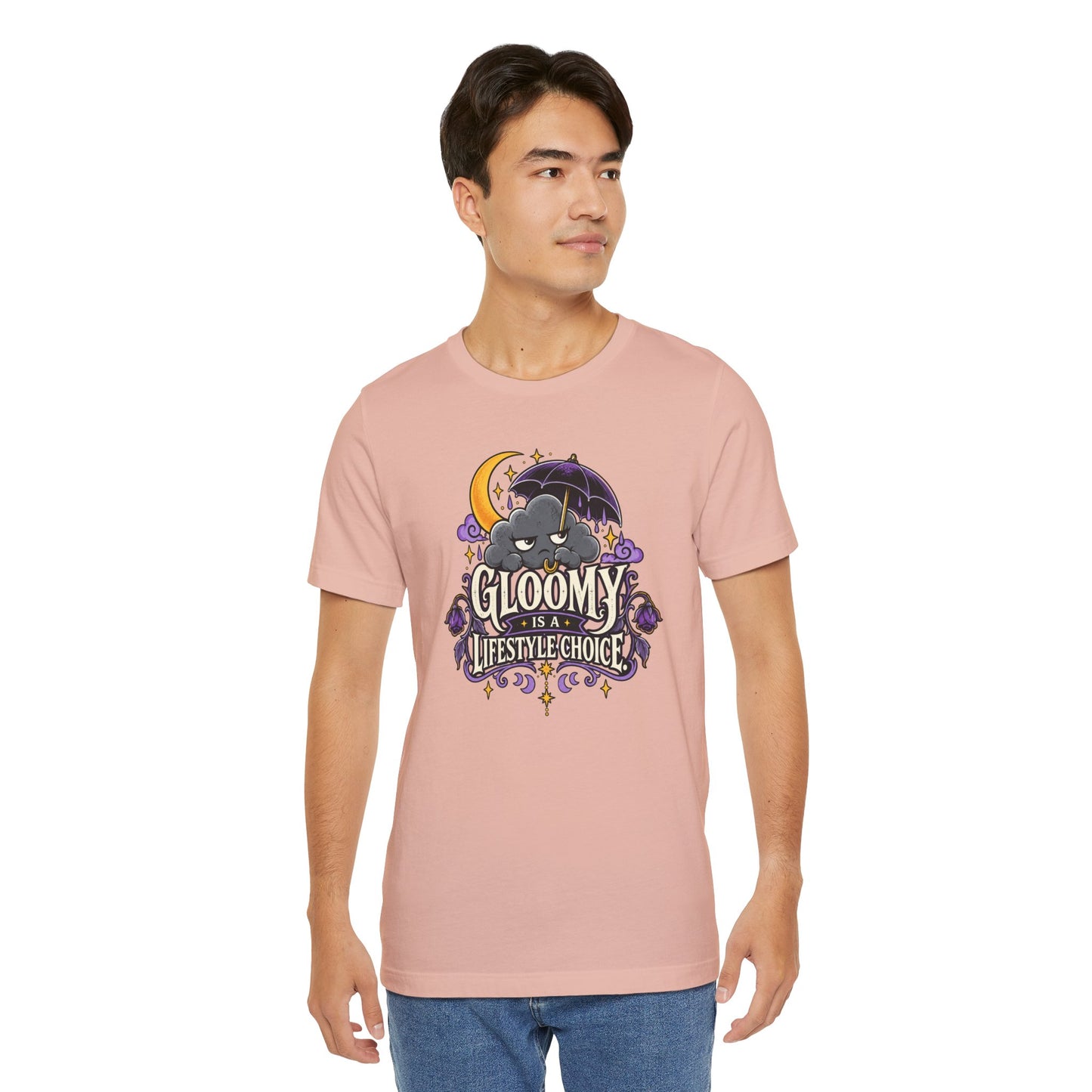 Gloomy Is a Lifestyle Choice T-Shirt – Funny Goth Halloween Tee