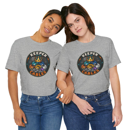 Keeper of the Cables T-Shirt – Funny Tech Dad Cable Tee