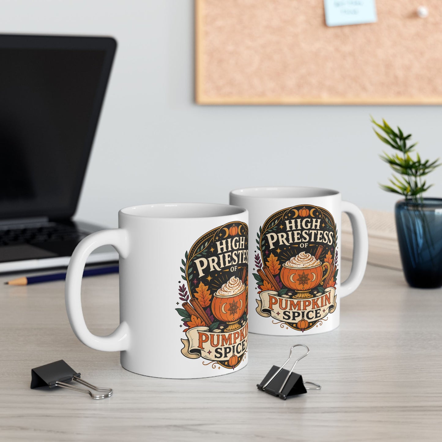 High Priestess of Pumpkin Spice Mug – 11oz & 15oz Fall Cup