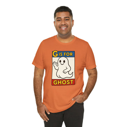 G Is for Ghost Shirt – Funny Monster Alphabet Halloween Tee