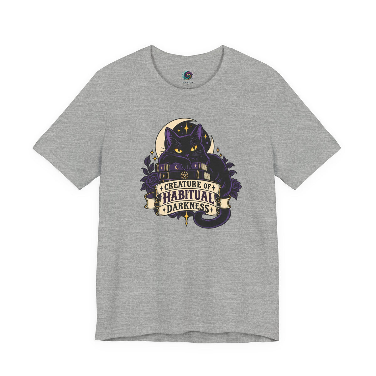 Creature of Habitual Darkness T-Shirt – Black Cat Goth Tee