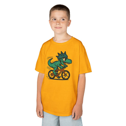 Kids Velociraptor Bike T-Shirt – Funny Dino Velo Tee
