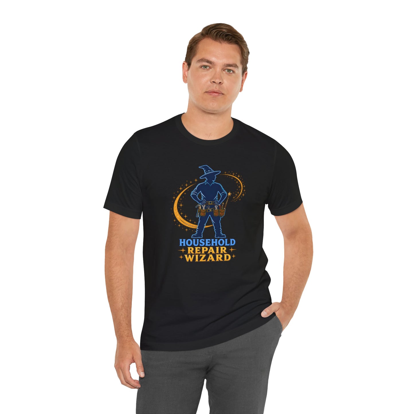Household Repair Wizard T-Shirt – Funny Handy Dad Tee