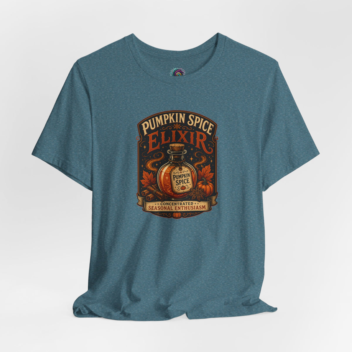 Pumpkin Spice Elixir T-Shirt – Funny Witchy Fall Coffee Tee