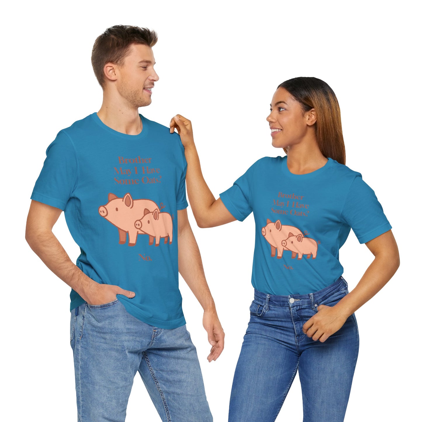 Brother May I Have Some Oats T-Shirt – Funny Viral Pig Meme Tee