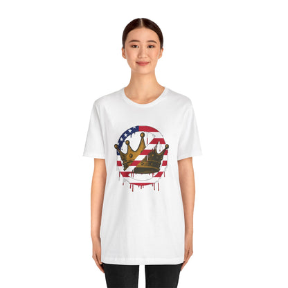 No Kings Protest T-Shirt – Anti-Authoritarian Democracy Graphic Tee