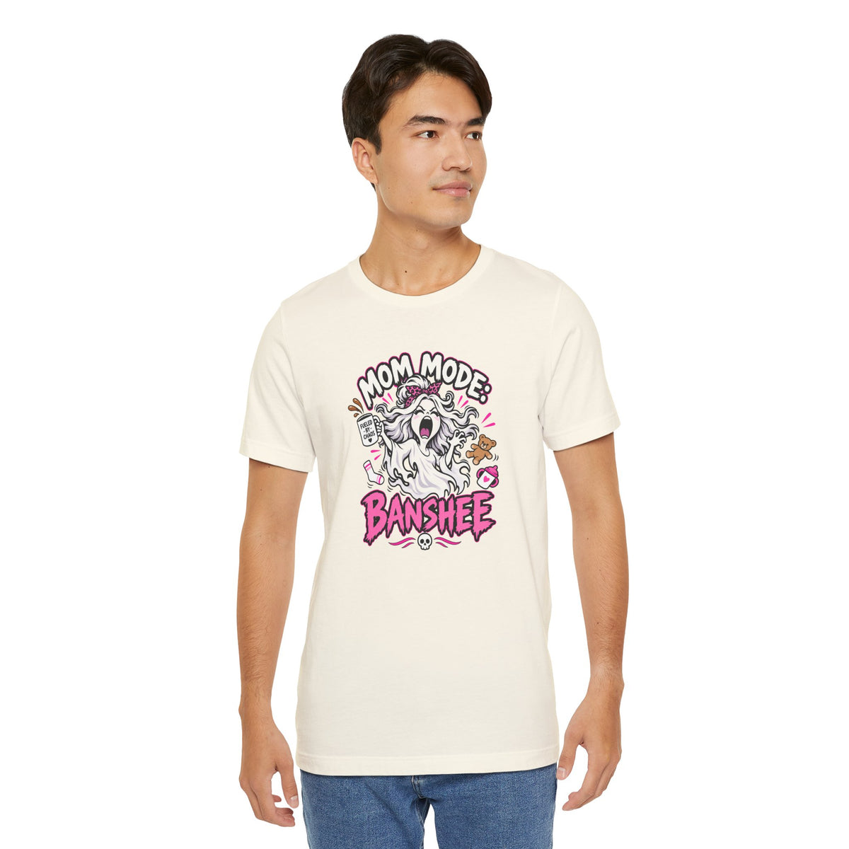 Mom Mode Banshee T-Shirt – Funny Chaotic Mom Halloween Tee