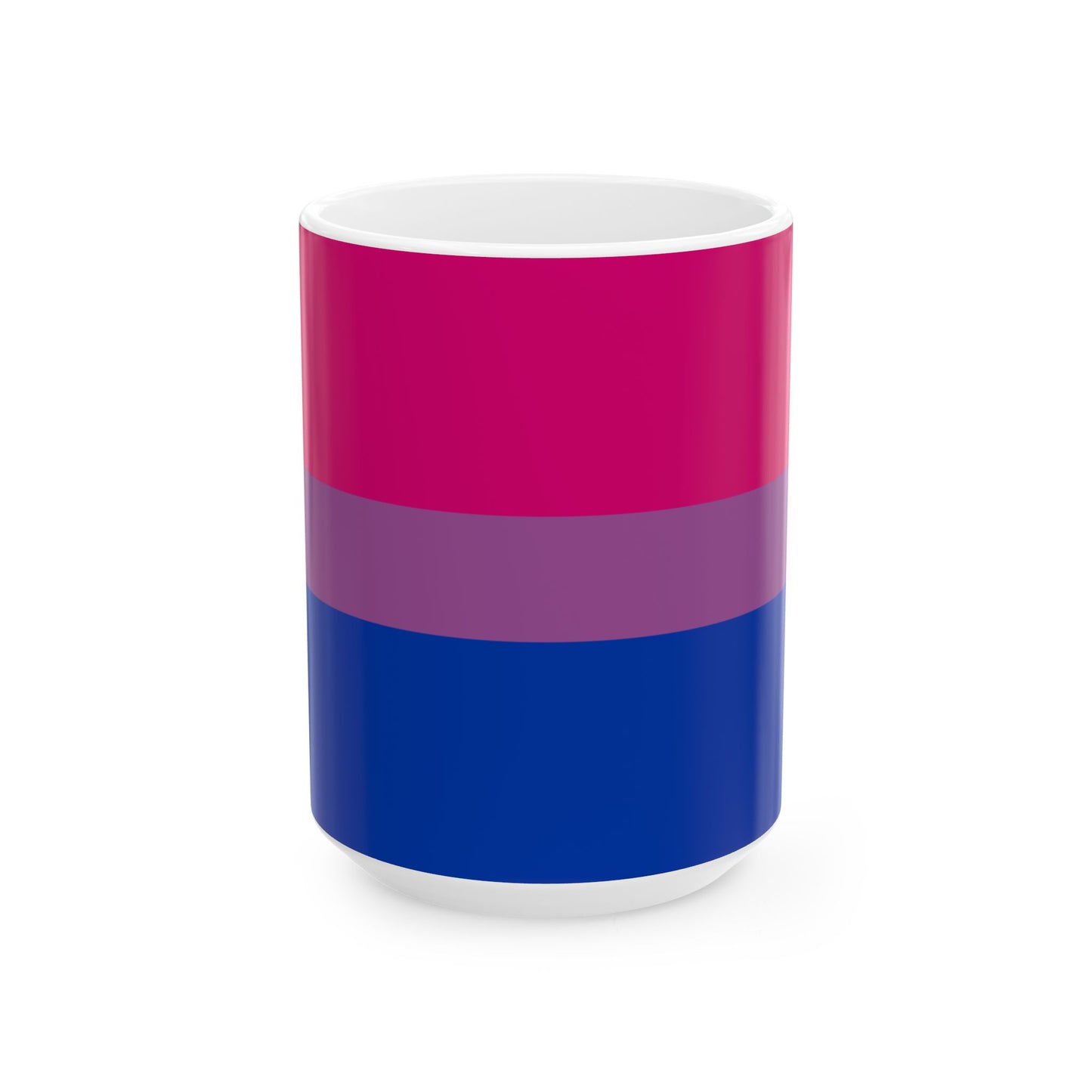 Bisexual Pride Flag Mug – Magenta, Lavender & Blue LGBTQ+ Ceramic Cup