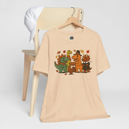 Thanksgiving Dinosaur T-Shirt – Funny Dino Thanksgiving Tee